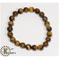 #84-TIGER EYE BEAD BRACELET 8mm/7.5"