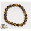 Image 1 : #84-TIGER EYE BEAD BRACELET 8mm/7.5"