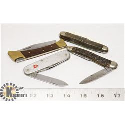 LOT OF VINTAGE POCKET KNIVES INCL GERMANY JULANCO,
