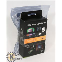 LOT OF 2 NEW TV/GAMING MONITOR LED LIGHT KITS