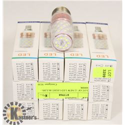 LOT OF 12 NEW LED LIGHT BULBS - 6000K