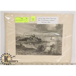 28 FULL PAGE WOOD ENGRAVINGS FROM PICTURESQUE