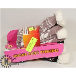 2PK LADIES SLIPPER SOCKS