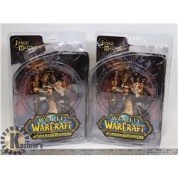 LOT OF 2 WOW JUDGE MALTHRED ACTION FIGURES.