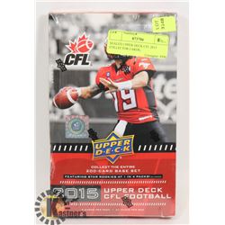 SEALED UPPER DECK CFL 2015 COLLECTOR CARDS,