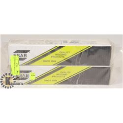 2 SLEEVES ESAB 3/32 WELDING ROD
