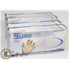 Image 1 : 4 BOXES OF VINYL GLOVES