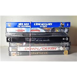 10) LOT OF 7 FACTORY SEALED DVD,S