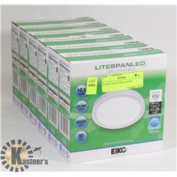 6 NEW LED CEILING LIGHTS
