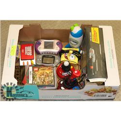 LOT OF MOSTLY ELECTRONIC KIDS GAMES, UNTESTED.