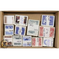 12 X 100 BUNDLED & CATALOGUED OLD CANADIAN STAMPS