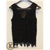 Image 1 : BLACK LACE LADIES SHIRT - UNKNOWN SIZE