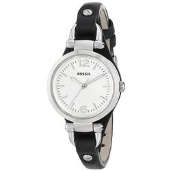NEW FOSSIL GOLD TONE LEATHER BAND WOMENS WATCH