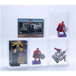 LOT OF 5 MINI FIGURES & COLLECTIBLES.