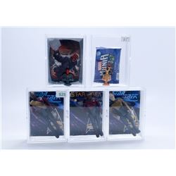 LOT OF 5 MINI FIGURES & COLLECTIBLES.