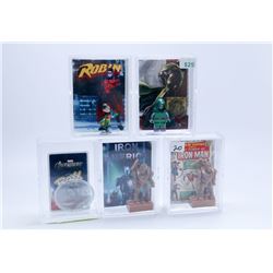 LOT OF 5 MINI FIGURES & COLLECTIBLES.