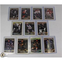 11 HOCKEY CARDS INCL WAYNE GRETZKY (PREMIER BLACK