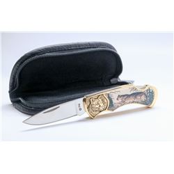 FRANKLIN MINT PUMA COLLECTOR KNIFE WITH CASE.