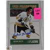 Image 1 : JOHN BUCYK AUTOGRAPHED BOSTON BRUINS CARD.