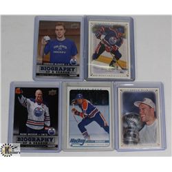 LOT OF 3 MARK MESSIER MASTERPIECE CARDS WITH A