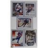 Image 1 : LOT OF 5 ASSORTED WAYNE GRETZKY HOCKEY CARDS.