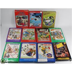 BOX OF VINTAGE 70'S & EARLY 80'S INTELLIVISION