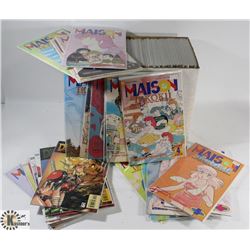 BOX OF ASSORTED MANGA  COMICS