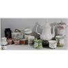 Image 1 : ASSORTED TEA AND COFFEE CUPS, TEA POTS AND SAUCERS