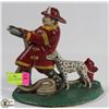 Image 1 : ANTIQUE CAST IRON FIREMAN DOORSTOP