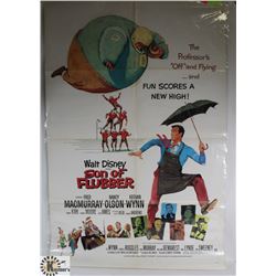 ORIGINAL 1960S DISNEY SON OF FLUBBER POSTER.