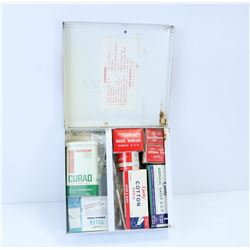 CURITY VINTAGE FIRST AID KIT.