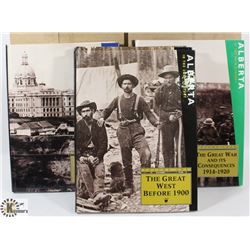 LOT OF 4 ALBERTA IN THE 20TH CENTURY BOOKS -