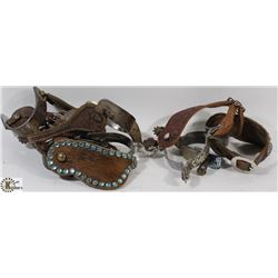 VINTAGE SET OF 3 SPURS 1 LABELLED