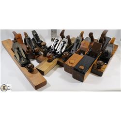 SHELF OF ASSORTED VINTAGE & ANTIQUE PLANES INCL