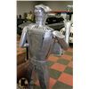 Image 3 : ARTISAN WELDED 6' METAL STATUE OF TIN MAN WITH