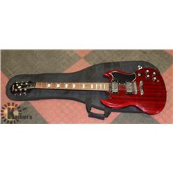 GIBSON EPIPHONE SG WITH GIG BAG.