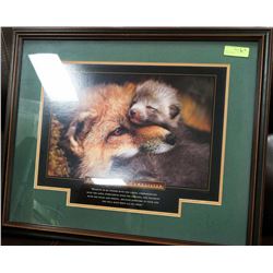 THE ESSENCE OF COMPASSION WOOD FRAMED