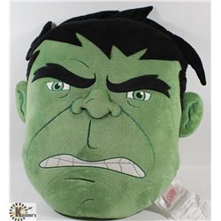 NEW HULK HEAD PILLOW WITH PJ POCKET