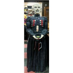 6FT PIN HEAD HELL RAISER FIGURE.