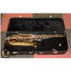 Image 1 : VINTAGE BRASS SAXOPHONE. INSTRUMENTS