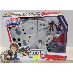 PLAYSKOOL HEROES MILLENNIUM FALCON STAR WARS TOY.