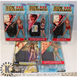 BOX OF 5 ASSORTED ADULT XXX SUPER STAR ACTION
