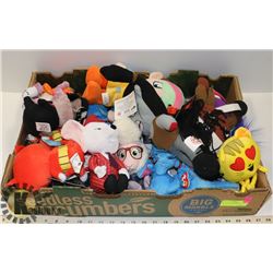 FLAT OF ASSORTED PLUSH.