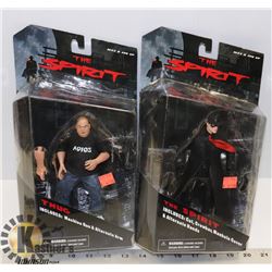 LOT OF 2 THE SPIRIT ACTION FIGURES.