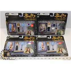 LOT OF 4 BUFFY THE VAMPIRE SLAYER PALZ SERIES 1.