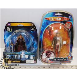 LOT OF 2 DOCTOR WHO ACTION FIGURES.