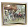 Image 1 : NOBLEMEN ON HORSES, BLACK BORDER 32" X 28"