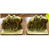 Image 1 : PAIR OF BRASS HORSE BOOKENDS