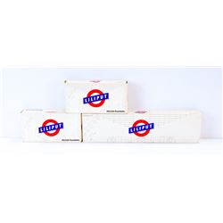 FLAT OF LILIPUT MODEL TRAIN CARS.