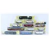 Image 1 : FLAT OF ASSORTED MODEL TRAIN CARS. HO SCALE